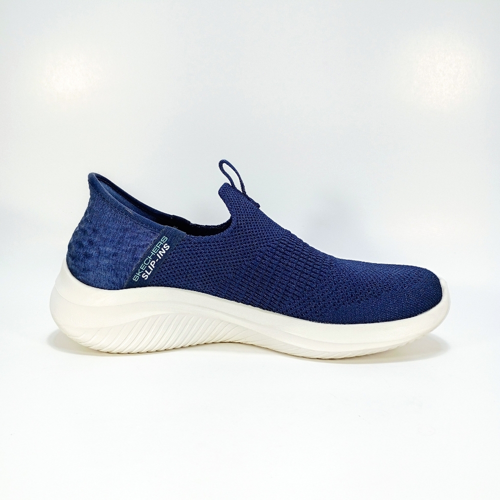 Skechers Slip Ins Ultra Flex 3.0 Smooth Step Womens 6 Navy Blue Sneakers - Picture 3 of 10
